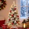 RAHEEV; 3 ft Snow Flocked Artificial Christmas Tree with Hinged Branches; Category:Christmas Tabletop & Accent Trees; Image:5